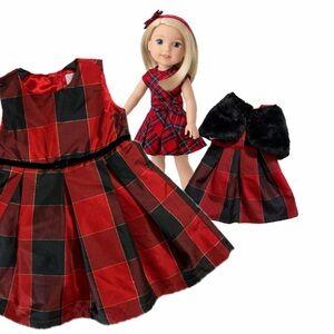 Adorable!! Children’s Place Dress 12-18 mnth & Doll Dress American Girl Sz
